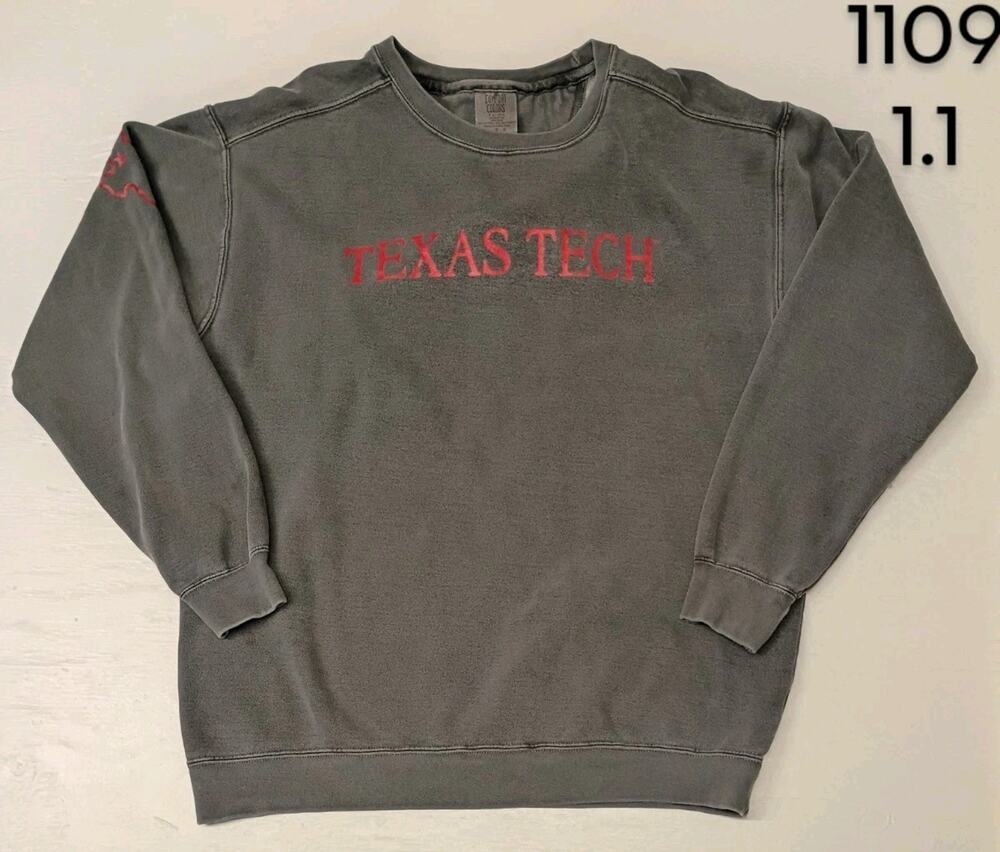 Texas Tech Red Raiders (Large) Charcoal NCAA Sweatshirt